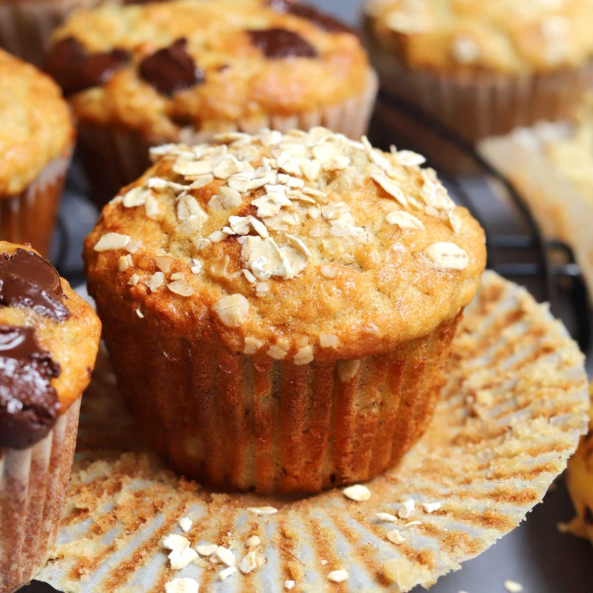 Banana Oat Muffins